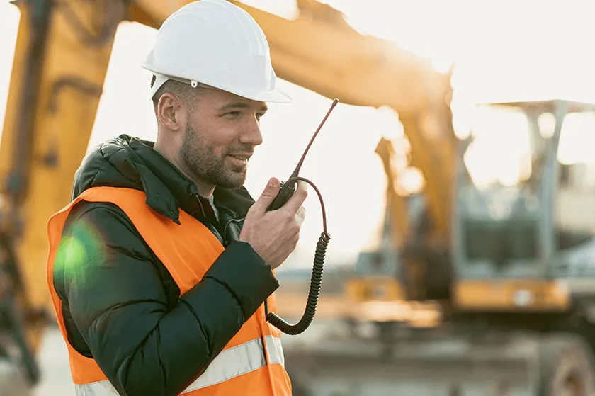 Motorola two way radio communicator
