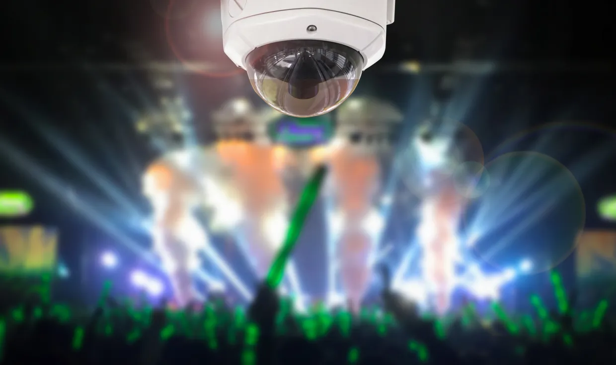 dome camera concert video surveillance